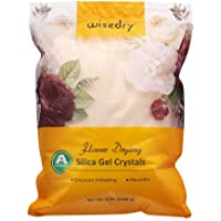 Los mejores  - wisedry Gel de sílice desecante para cristales de secado de flores - 5 LBS- sin polvo- color indicativo- reutilizable